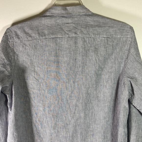 Michael Kors Classic Fit Striped Shirt Size M - Picture 7 of 11